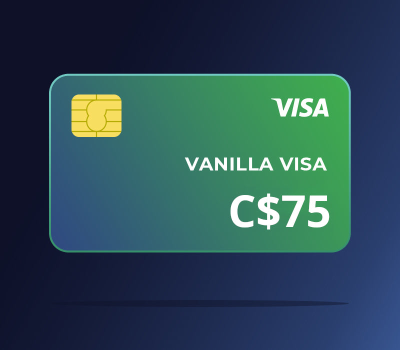 Vanilla VISA C$75 CA