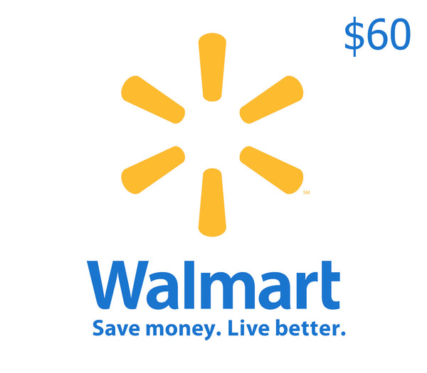 Walmart $60 Gift Card