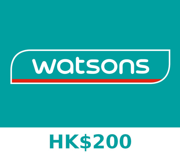 Watsons HK$200 Gift Card HK