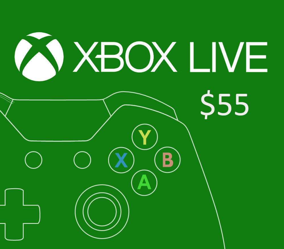 XBOX Live $55 Prepaid Card