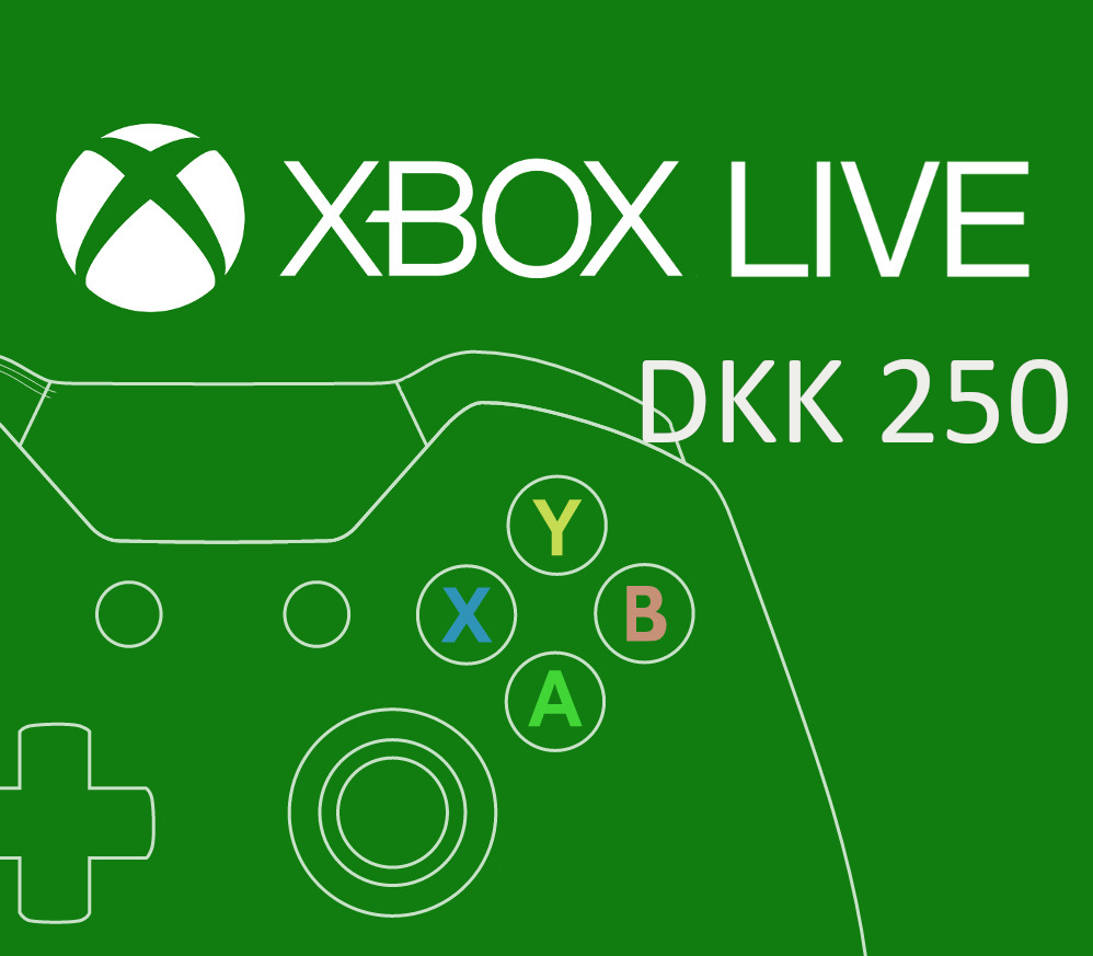 XBOX Live 250 DKK Prepaid Card DK