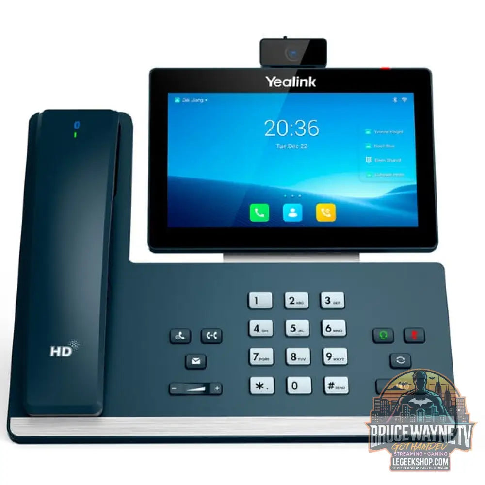 Yealink SIP-T58W Pro avec Kamera, VoIP-Telefon noir - Yealink - vue 2